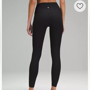 Lululemon ribbed align black, size 4